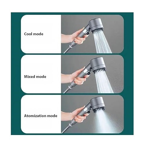 🚿 3 Modes High-Pressure Shower Head 💦 | Massage Spa Bath 🛁✨
