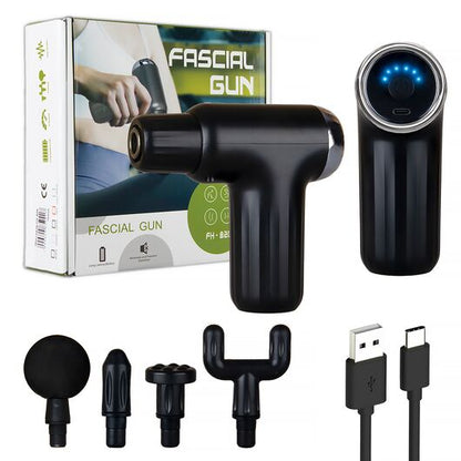 🔋✨ Muscle Massage Gun FH-820 | 6 Vibration Modes & 4 Heads | Deep Tissue Relief 💪⚡
