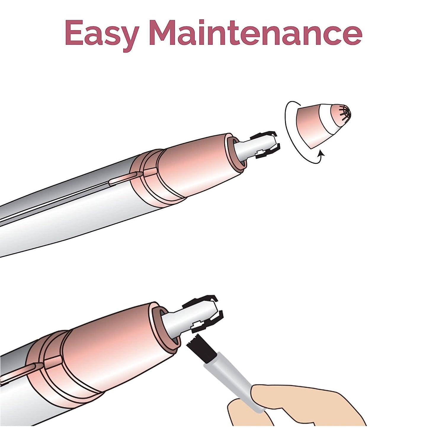 🔥 Flawless Brows – Electric Eyebrow Hair Remover for Women 💖
