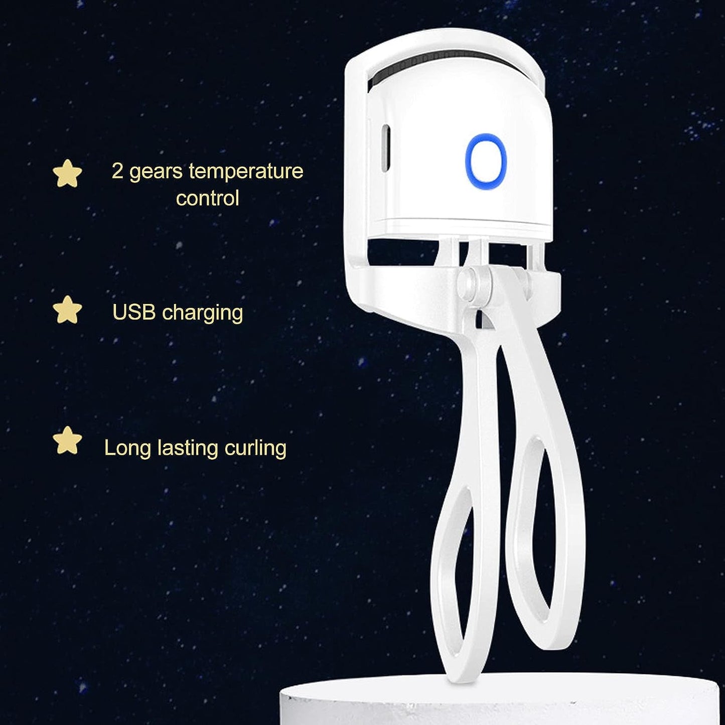 🔥 Electric Heated Eyelash Curler 💫 | Rechargeable & Long-Lasting Lash Lift 🌟