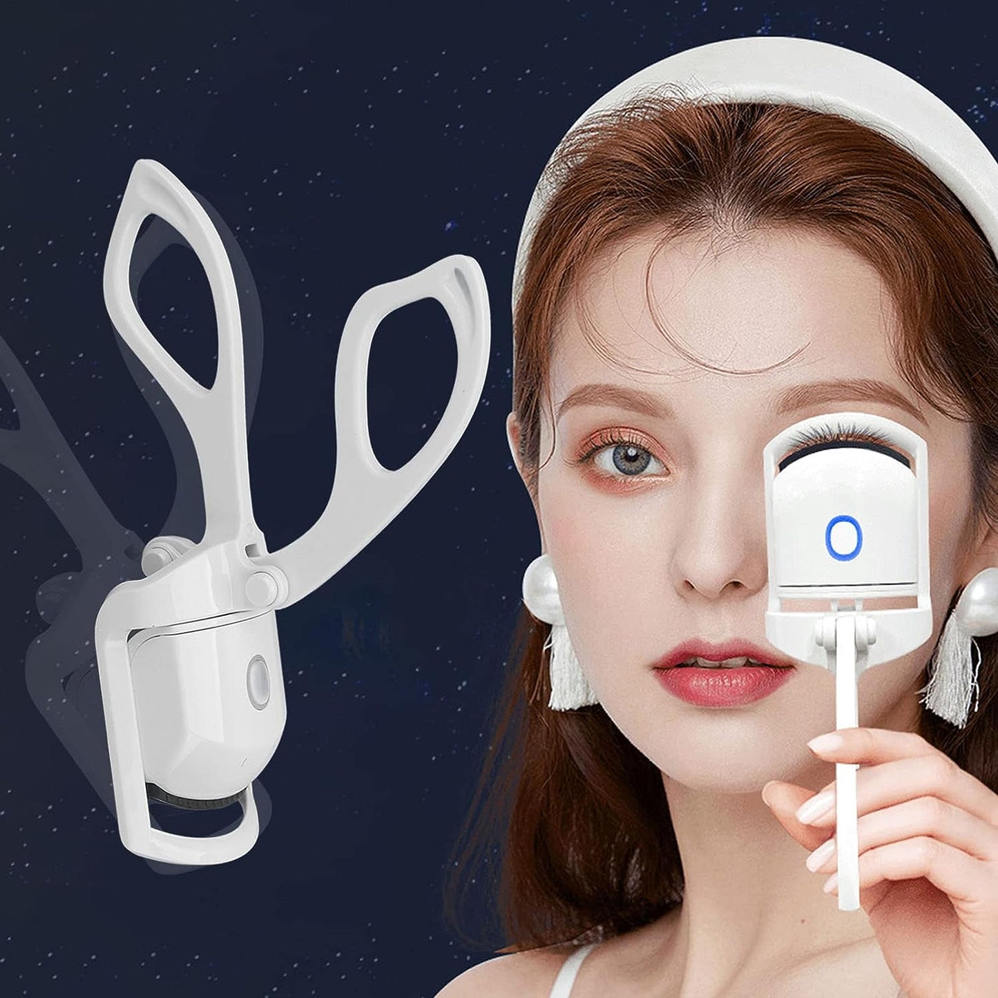 🔥 Electric Heated Eyelash Curler 💫 | Rechargeable & Long-Lasting Lash Lift 🌟