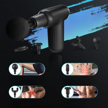 🔋✨ Muscle Massage Gun FH-820 | 6 Vibration Modes & 4 Heads | Deep Tissue Relief 💪⚡
