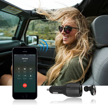 Bluetooth Headset Car Charger