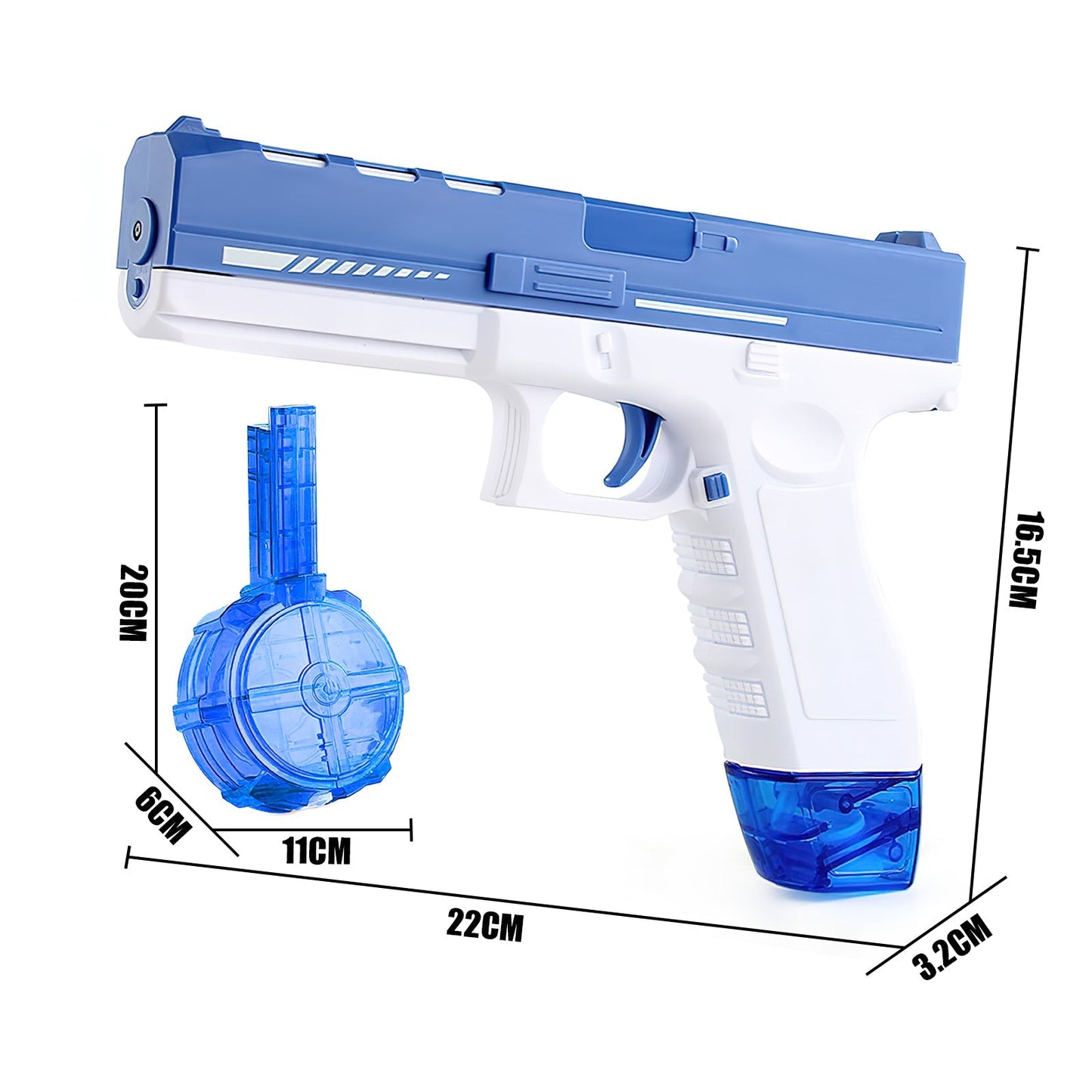 💦🌞Glock Electric Water Gun 🔋 | Rechargeable Automatic Water Blaster for Kids & Adults in UAE