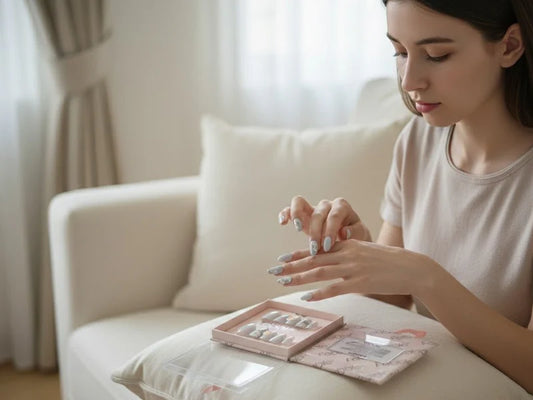 Febble - French Crystal Tip Press-On Nails