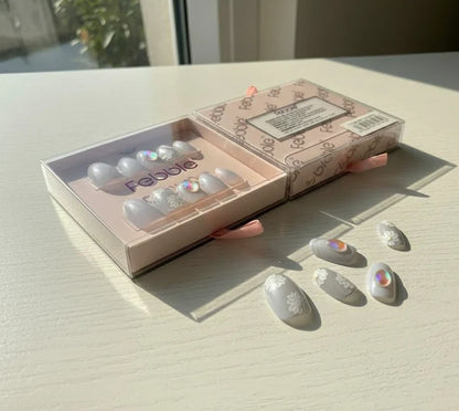 Febble - French Crystal Tip Press-On Nails