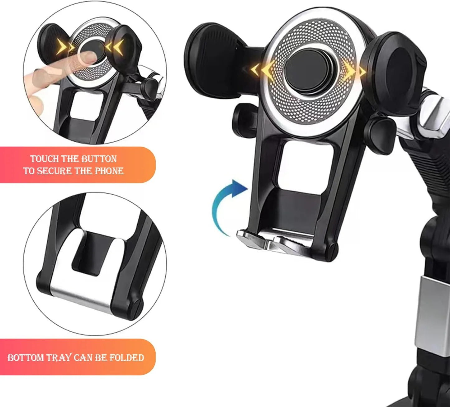 🚛 Truck Phone Holder – 360° Adjustable | Strong Grip | Universal Fit