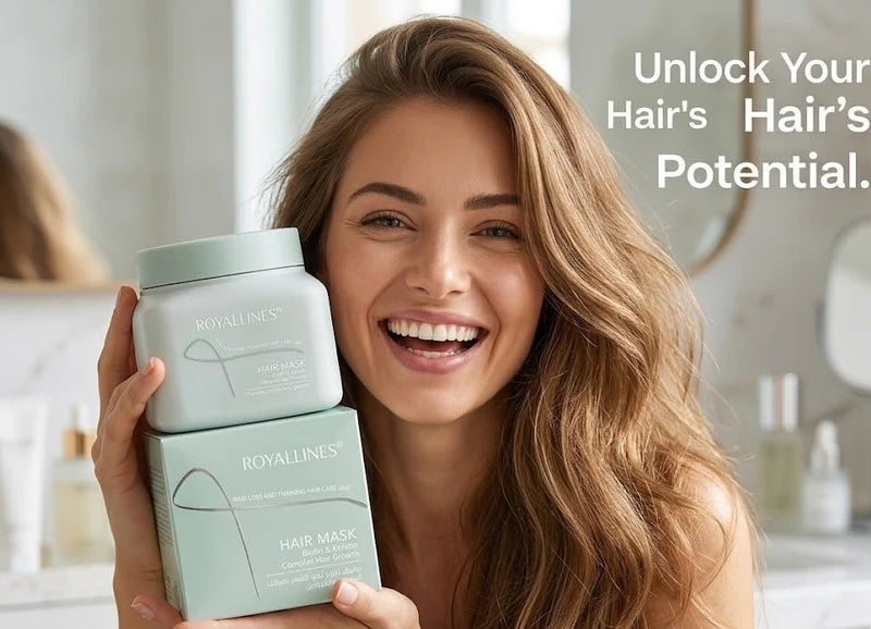 Royallines Hair Mask - Biotin & Keratin Complex Hair Growth