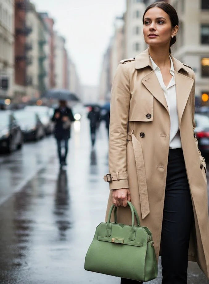 Suede & Matte Minimalist Bag
