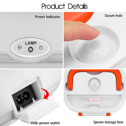 🔥 Portable Electric Heater Lunch Box – Fresh & Hot Meals Anywhere🔹